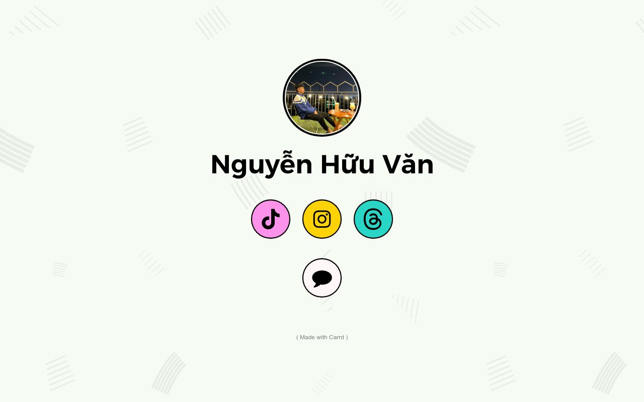 Carrd profile picture for @vannguyen